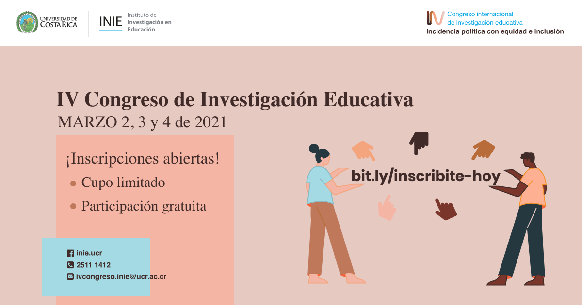 Flyer IV Congreso Investigación Educativa