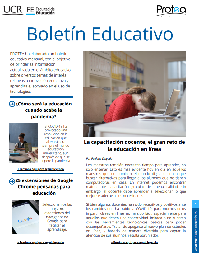 Boletín Educativo Protea-05