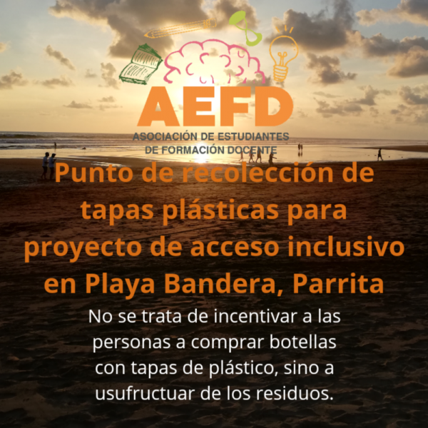 AEFD será punto de recolección de tapas plásticas