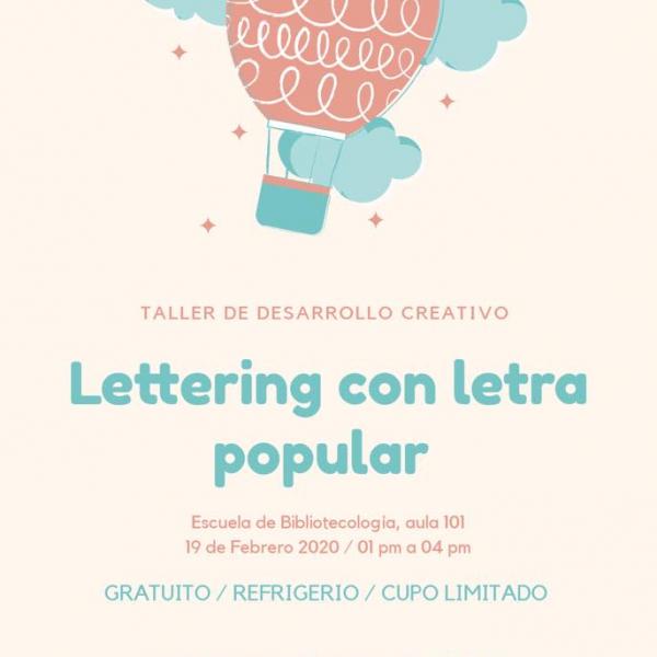 Taller: Lettering con letra popular