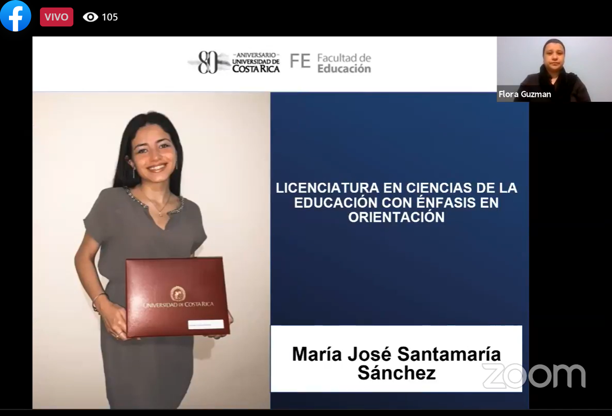 Facultad de Educación realizó un homenaje virtual a sus graduados y graduadas