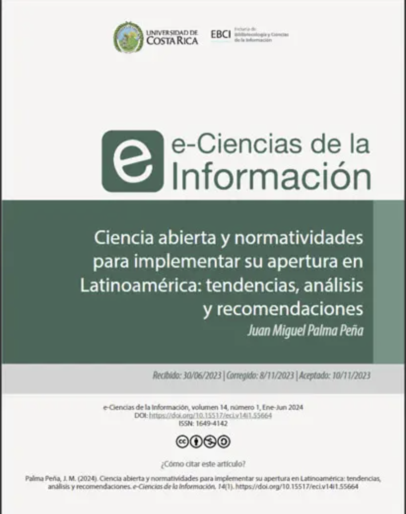 La Revista e-Ciencias de la Información cambia su modalidad de publicación