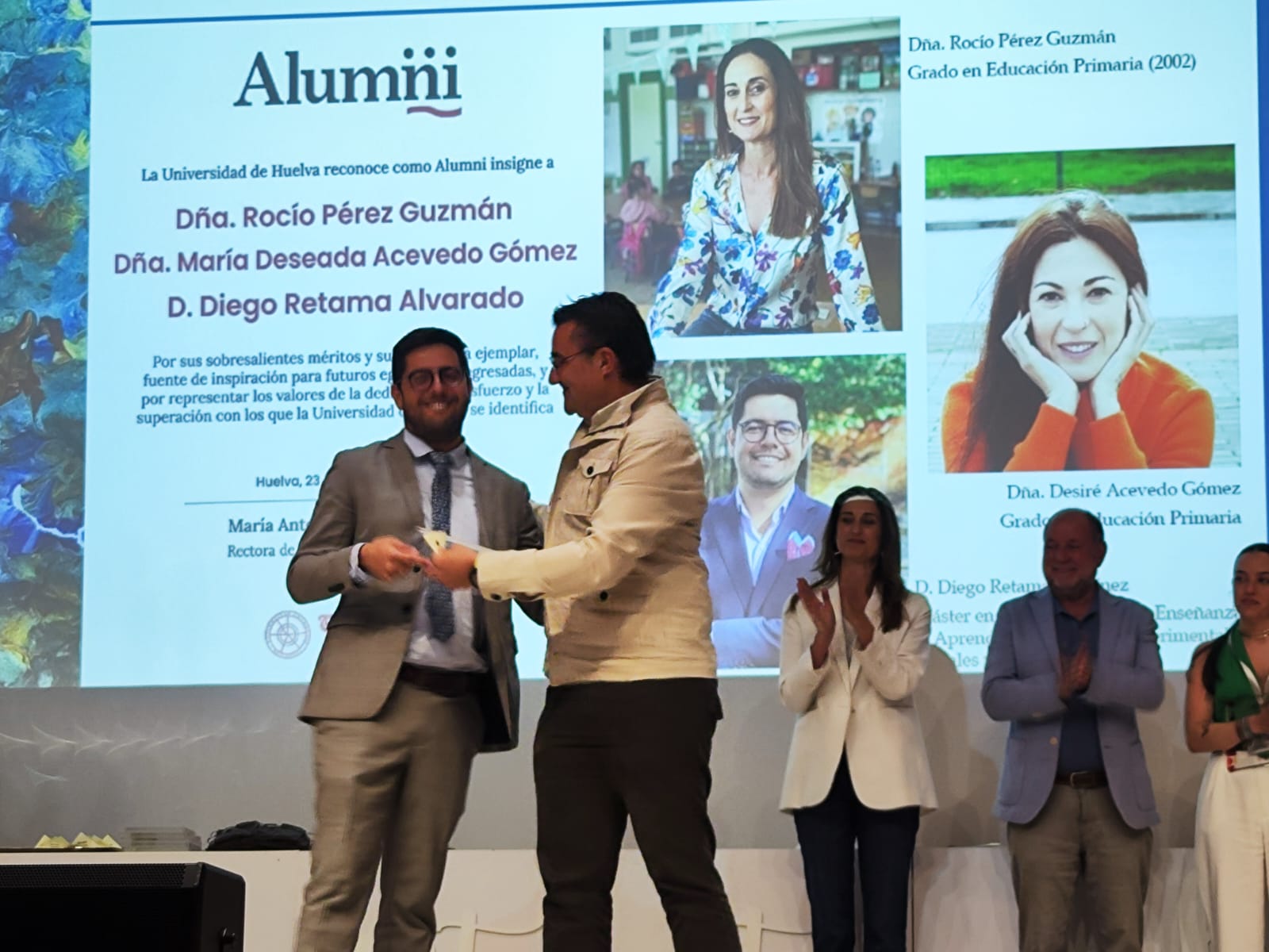 Prof. Diego Retana Alvarado recibió el Premio Alumni Insigne de la Universidad de Huelva  