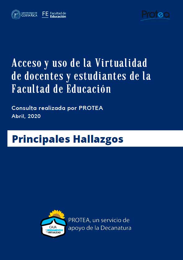 Resultados de Consulta Acceso y Uso de la Virtualidad en docentes y estudiantes de la Facultad de Educación